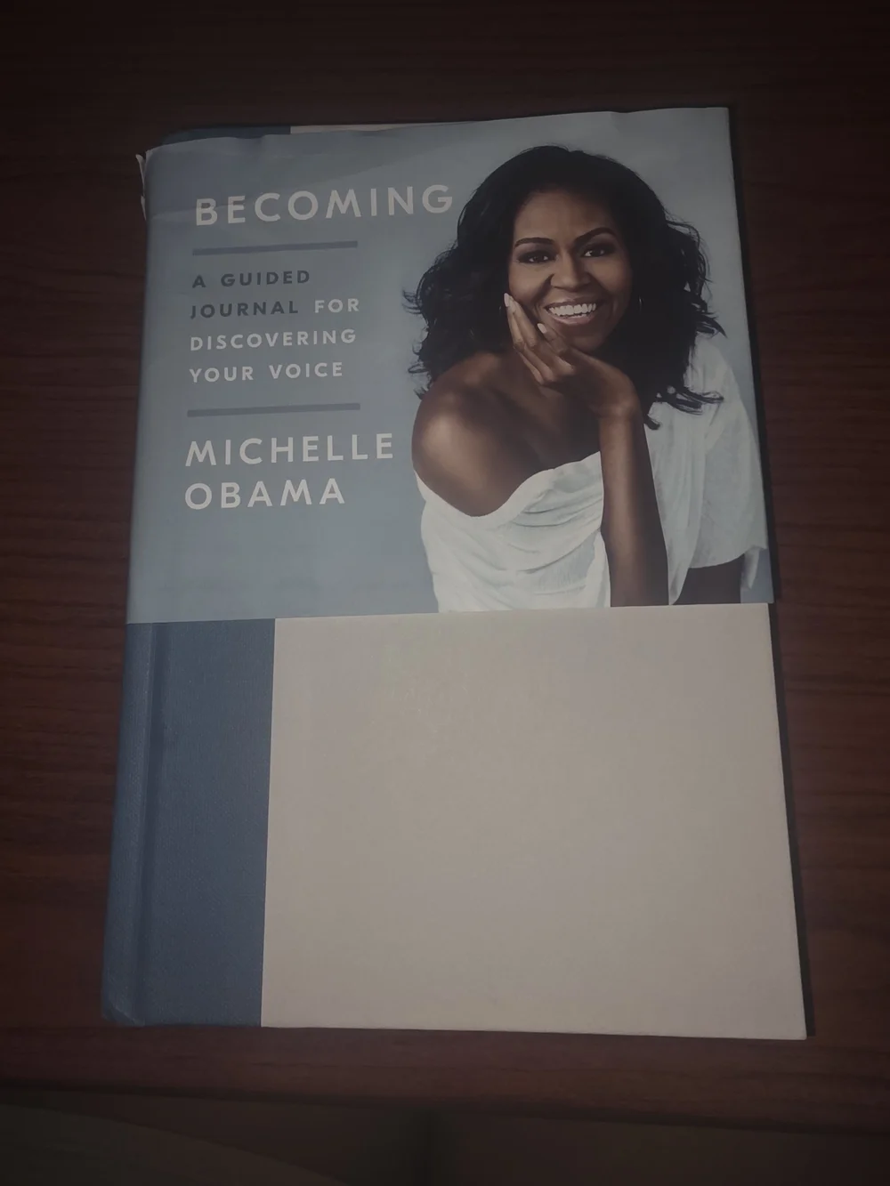 Becoming Guided Journal - Blue and Cream Hardcover Journal